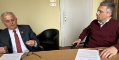 3 April 2023 The Chairman of the Committee on Education, Science, Technological Development and the Information Society Prof. Dr Marko Atlagic and MP Bosko Obradovic